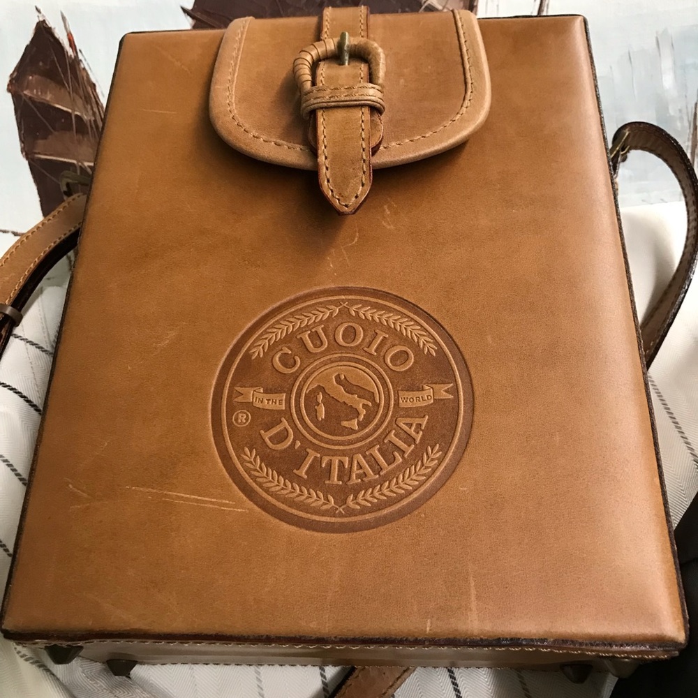 Made in Italy Crossbody bag, Cuio D’Italia.